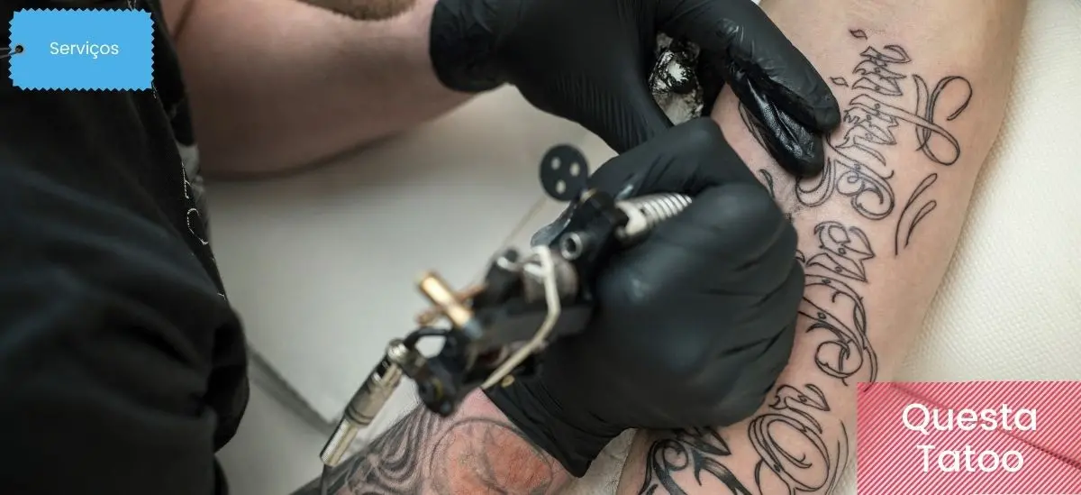 Vitrine da loja Questa Tattoo