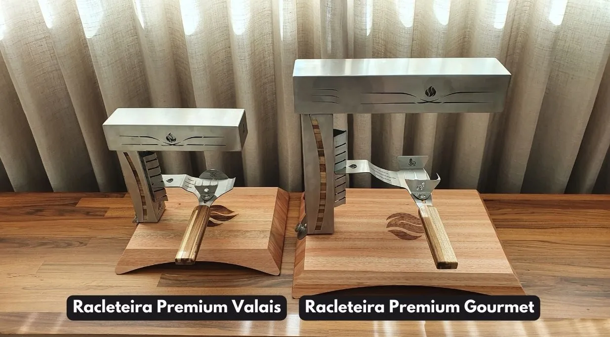 racleteira premium valais derreter queijo